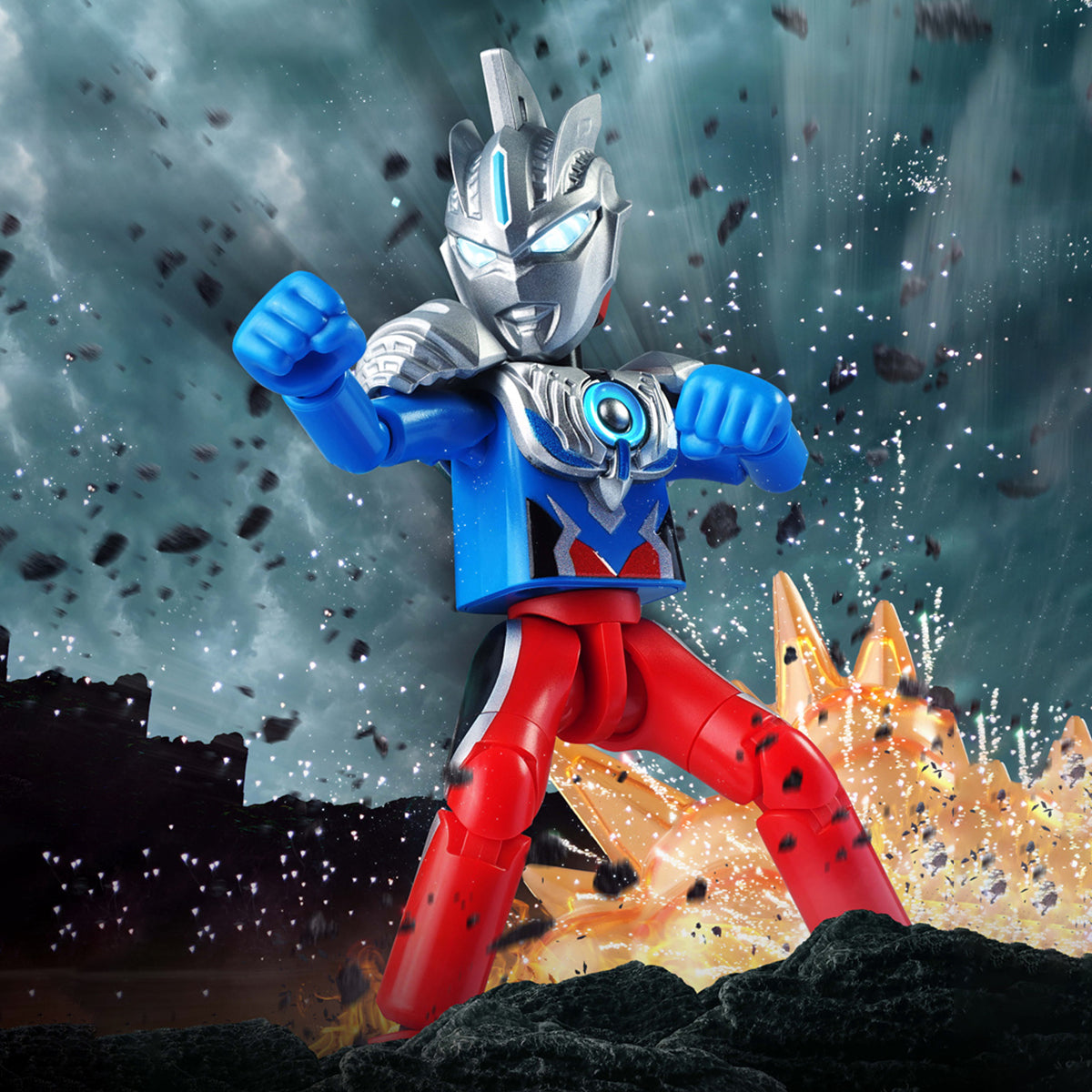 Blokees Ultraman Flash Edition Serie 10: Wandering Between Stars Figuras de caja ciega Conjunto completo