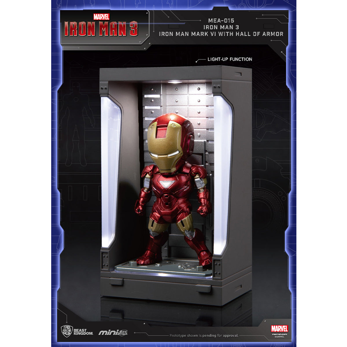 Beast Kingdom Iron Man 3 /Iron Man with Hall of Armor Blind Box (Single Box)