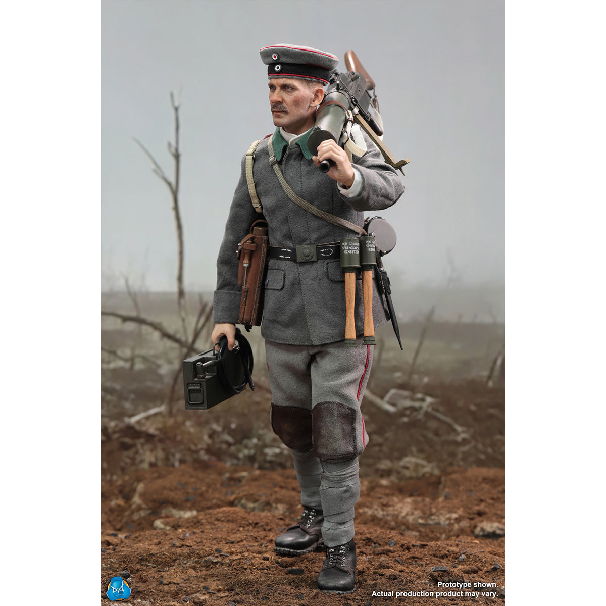 DID WWI German MG08 Machine Gunner Arthur D11015 1/6 Scale Action Figure