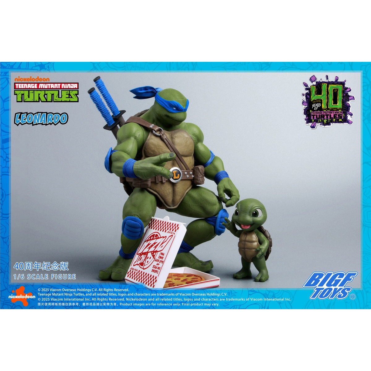 BIGFTOYS, TMNT Leonardo, Action Figures