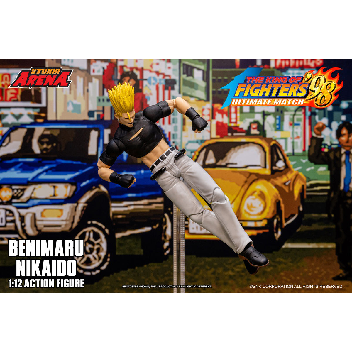 Storm Collectibles The King Of Fighters'98 UM KFSA01 Benimaru Nikaido Storm Arena KFSA02 Goro Daimon Storm Arena KFSA03 Kyo Kusanagi Storm Arena 1/12 Scale Action Figure
