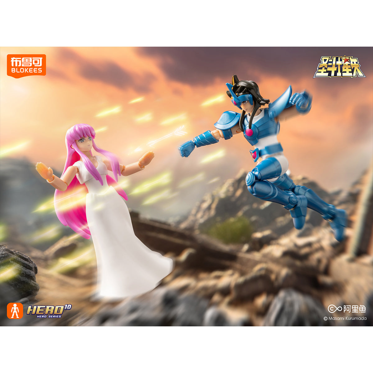 Blokees Saint Seiya Galaxy Version Vol.3 Guardian of Athena Blind Box Figure