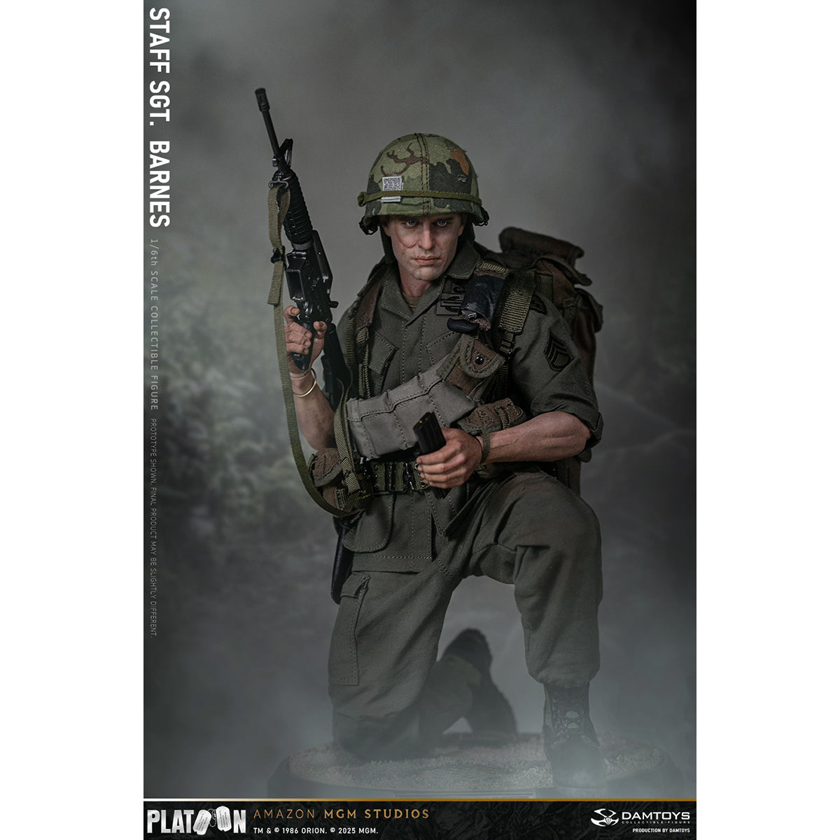 DAMTOYS NO.DMS045 Field Platoon U.S. Army Sergeant Barnes (Vietnam) 1/6 Scale Action Figure