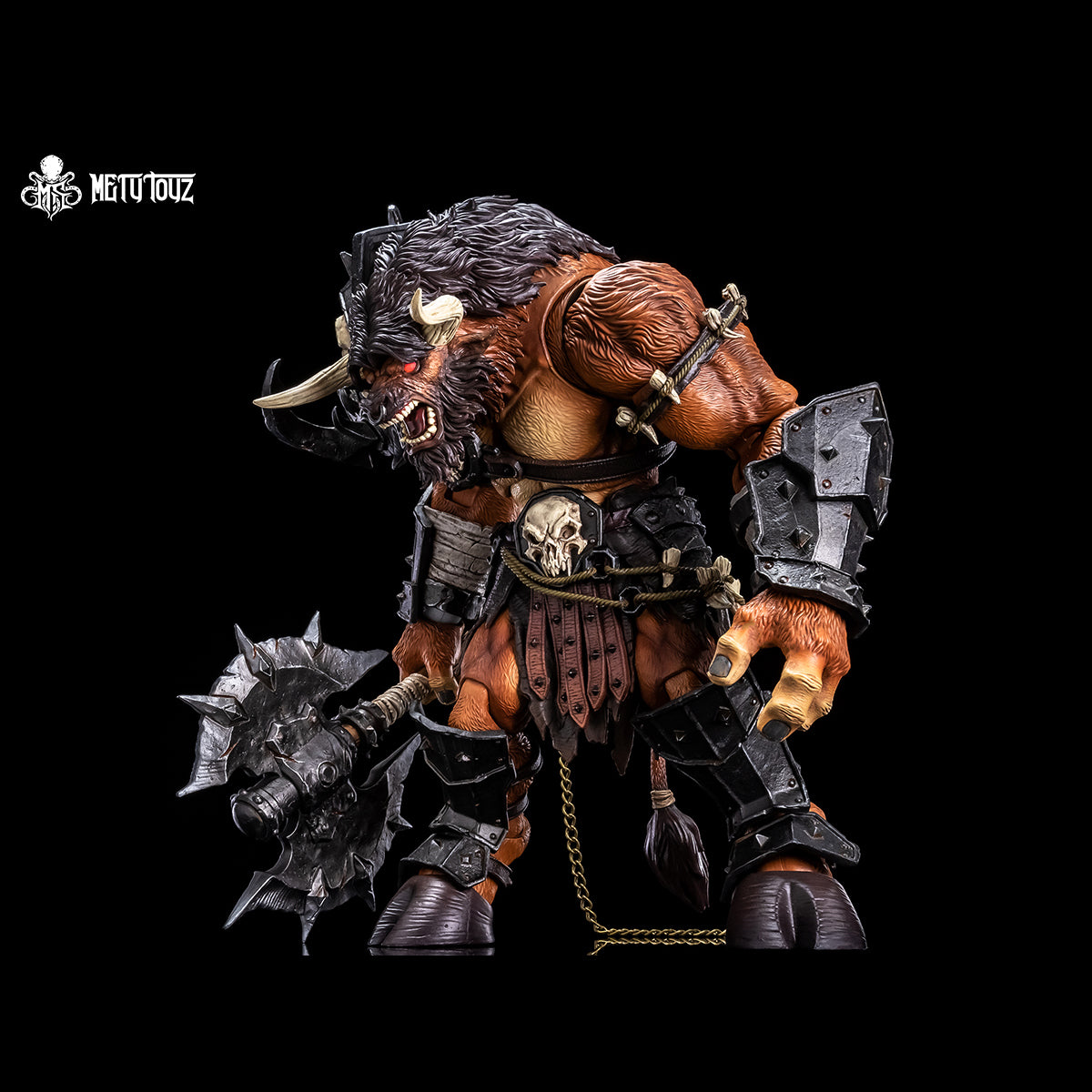Metytoyz Adventurer World Minotaur Gladiator Mokhal Angry Horn Action Figure