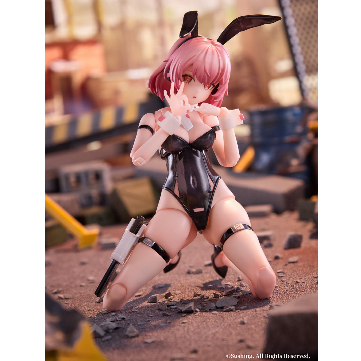 Sushing, Rabbit Bunny Rapid Squad Force: Assault Trooper - BELKA, Anime Action Figure