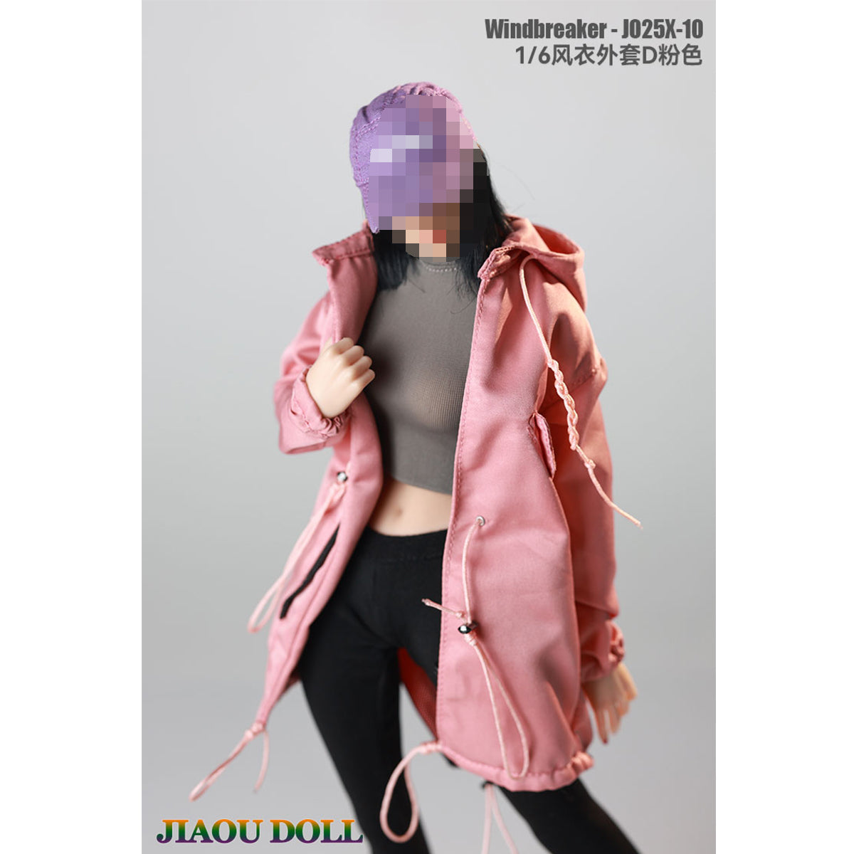 JIAOUDOLL Male/Female Coat Trench Jacket Doll Clothes Accessory Fit 1/6 Scale 12-inches Action Figure