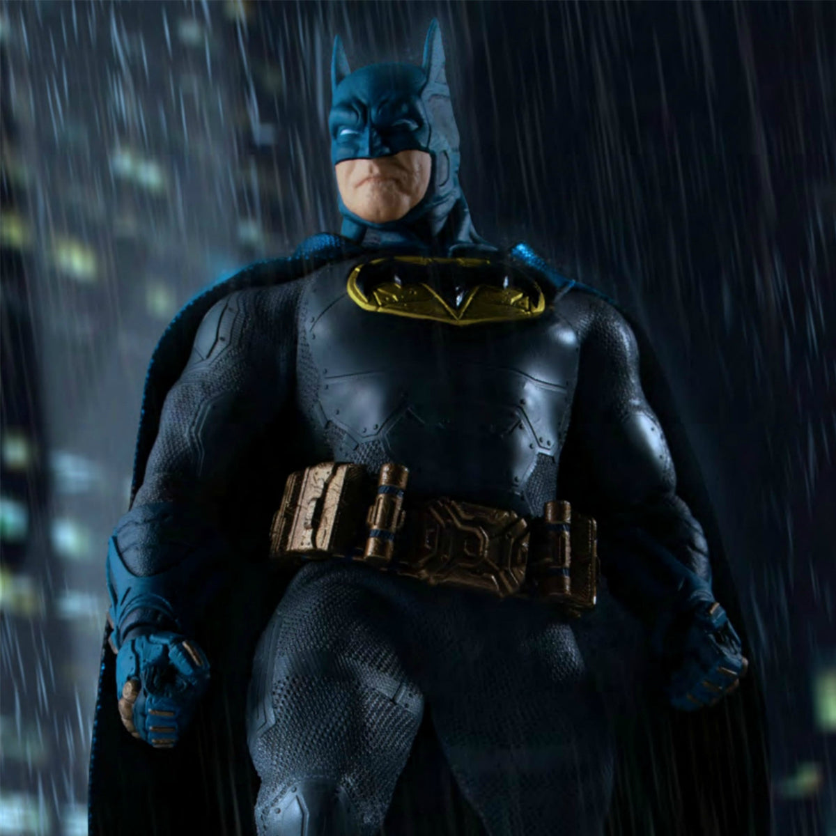 Mezco Toyz One:12 Collective DC Comics Batman: Supreme Knight BLUE PX AF OCT198587 1/12 Scale Action Figure