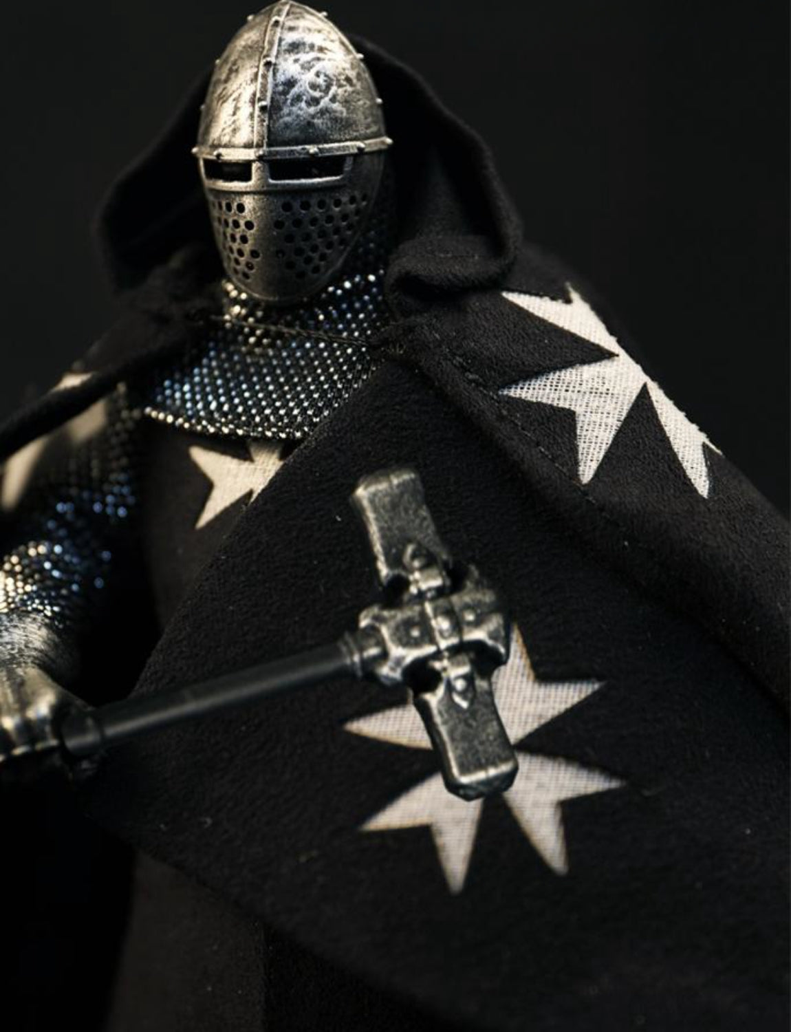 Figura de acción coleccionable de Fire Phoenix: Caballeros del Hospital Medieval, miniatura a escala 1:12 FP016 (Caballeros del Hospital FP016)