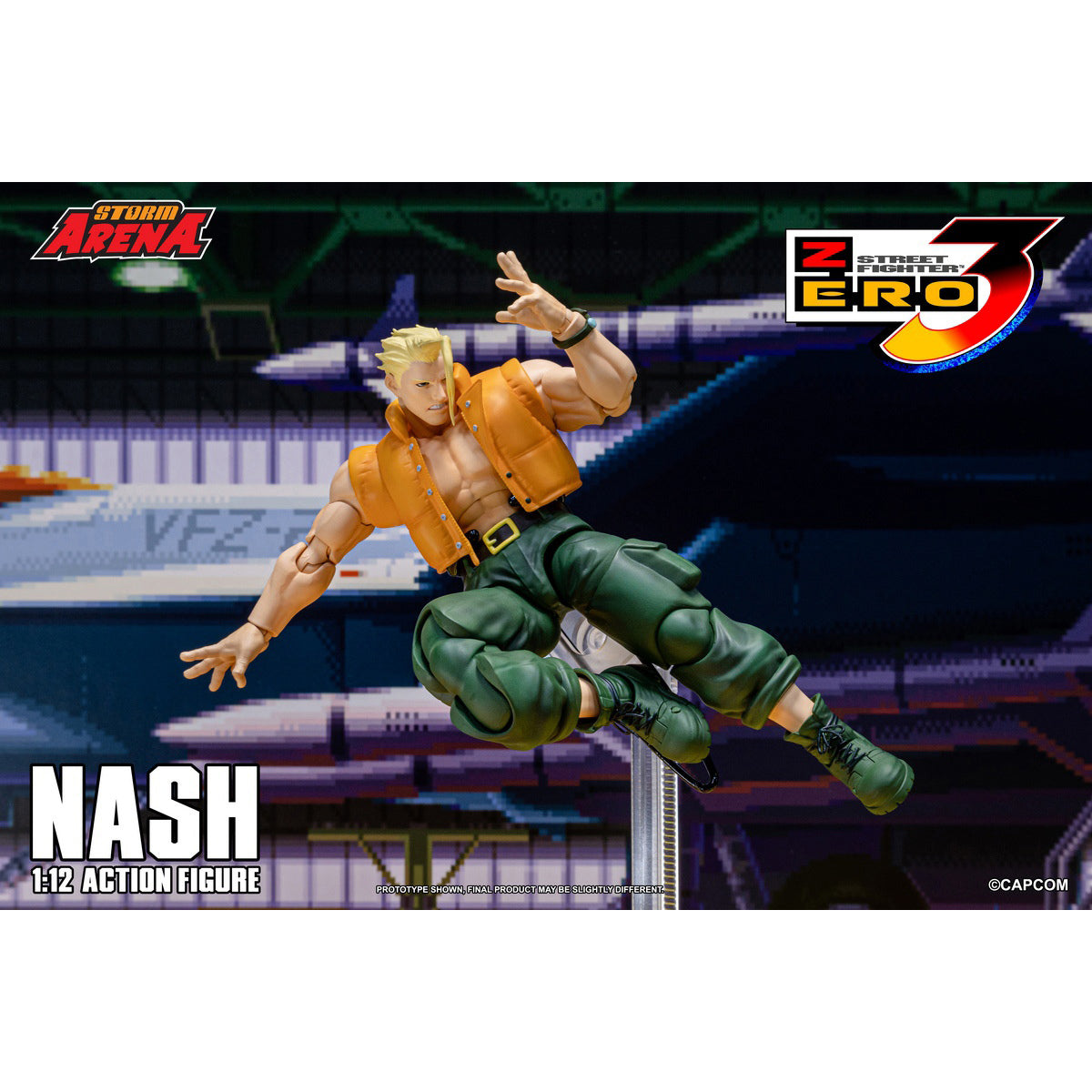 Storm Collectibles Street Fighter 3 Zero: NASH 1/12 Scale Action Figure