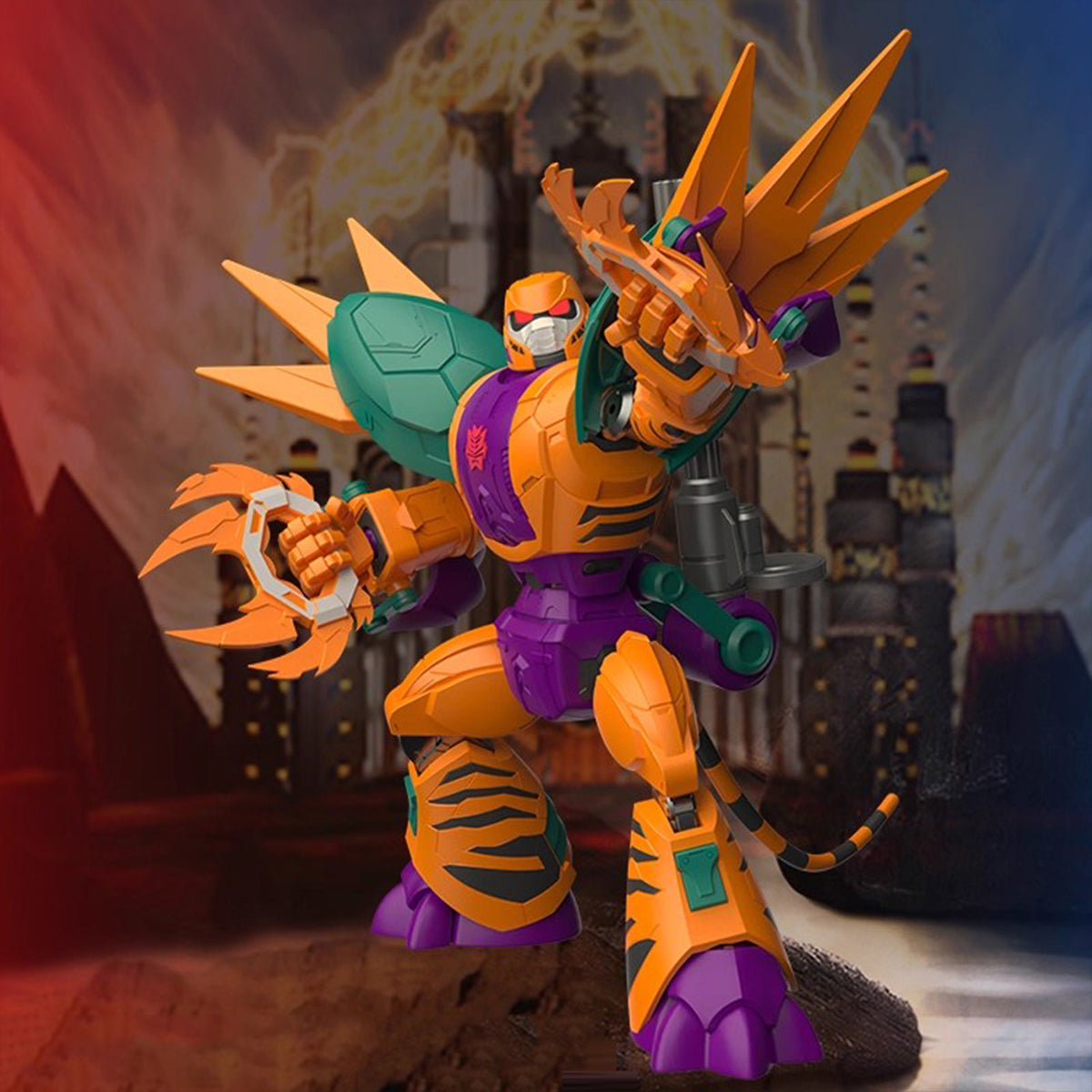 Model Universe RoboWarriors Transformable Beast: Lolo's Adventures Tiger King Alloy Finished Model Action Figure
