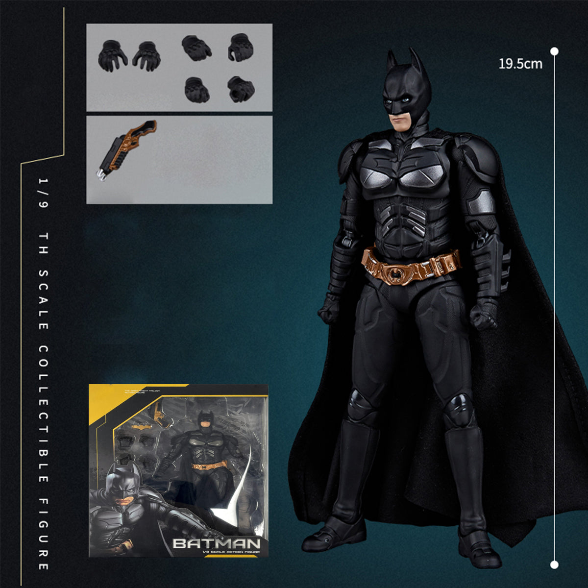 (Only Shipped to the US) Fondjoy The Dark Knight Batmen Battle Suit 1/9 Scale Action Figure