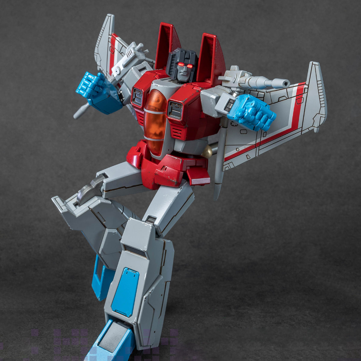 Kits de modelos de ensamblaje coleccionables Yolopark G1 Starscream de 19 cm de alto