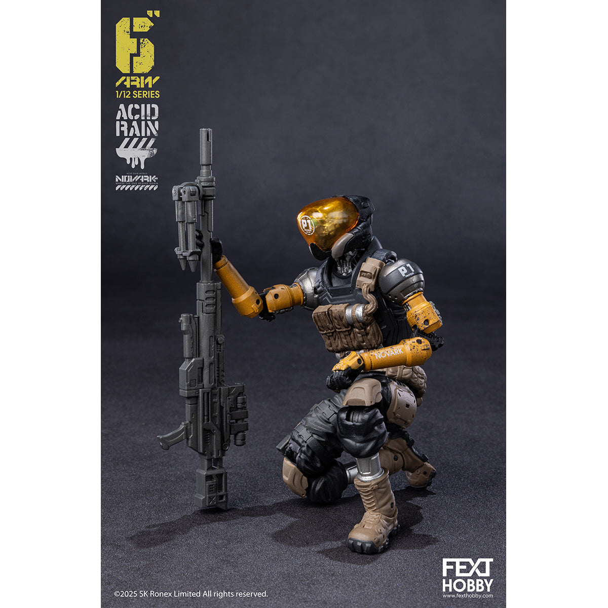 FEXT HOBBY Acid Rain World: Novark FXH-AR-001 THAME/FXH-AR-002 WAR BANNER/FXH-AR-003 SKULLWELDER/FXH-AR-004 PROTEUS 1/12 Scale Action Figure