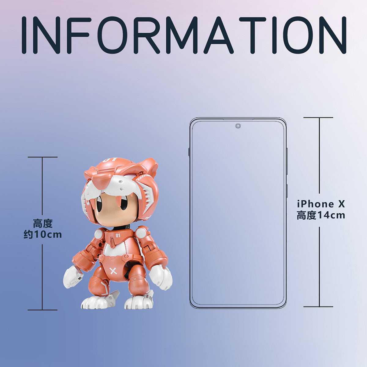CANG TOYS, Trans Age Pocket Transformation 1st Edition Q-Version Pet Mecha, Blind Box Figure
