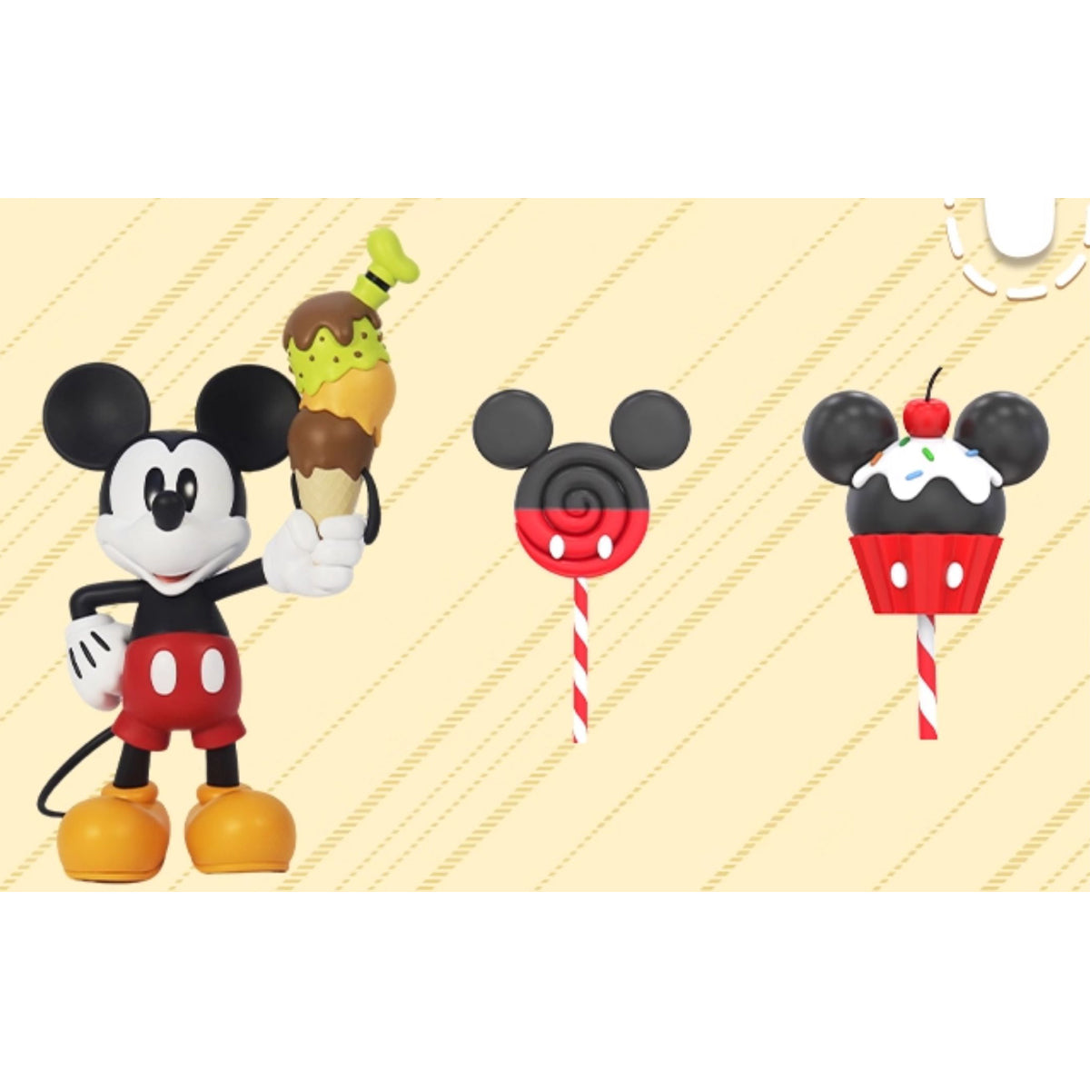 MORSTORM Classic Series Ice Cream Mickey Color Variant Art Figurine