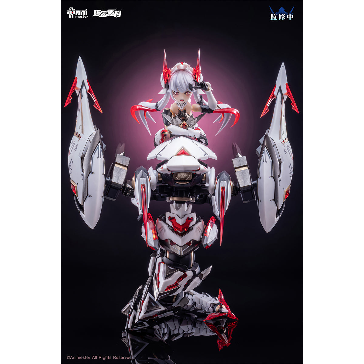 Nuclear Gold Reconstruction Polaris Star·White Polaris Star White Snake Mechagirl Kit 1/12 Scale Model Kit