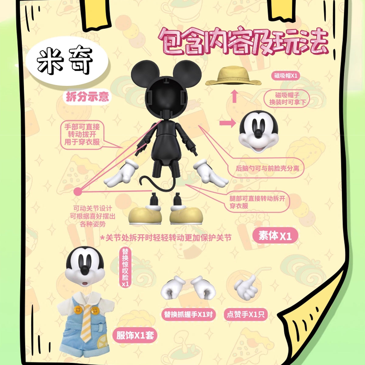 MORSTORM Classic Collection Heartbeat Garden Party Minnie & Mickey Action Figure