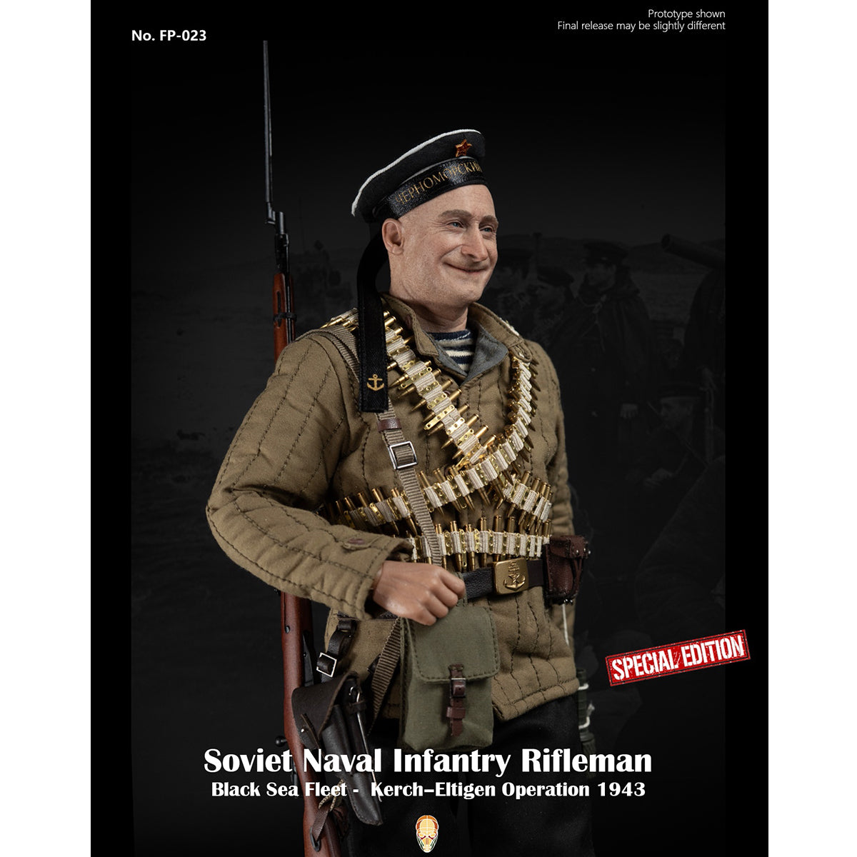 Facepoolfigure Soviet Naval ifantry Rifleman Black Sea Fleet 1/6 Scale Action Figure