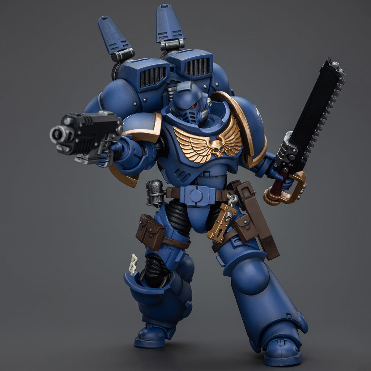 Figura coleccionable JoyToy Warhammer 40K: Ultramarines con propulsión a salto, Intercessors, Intercessor 1, escala 1:18, JT2153…