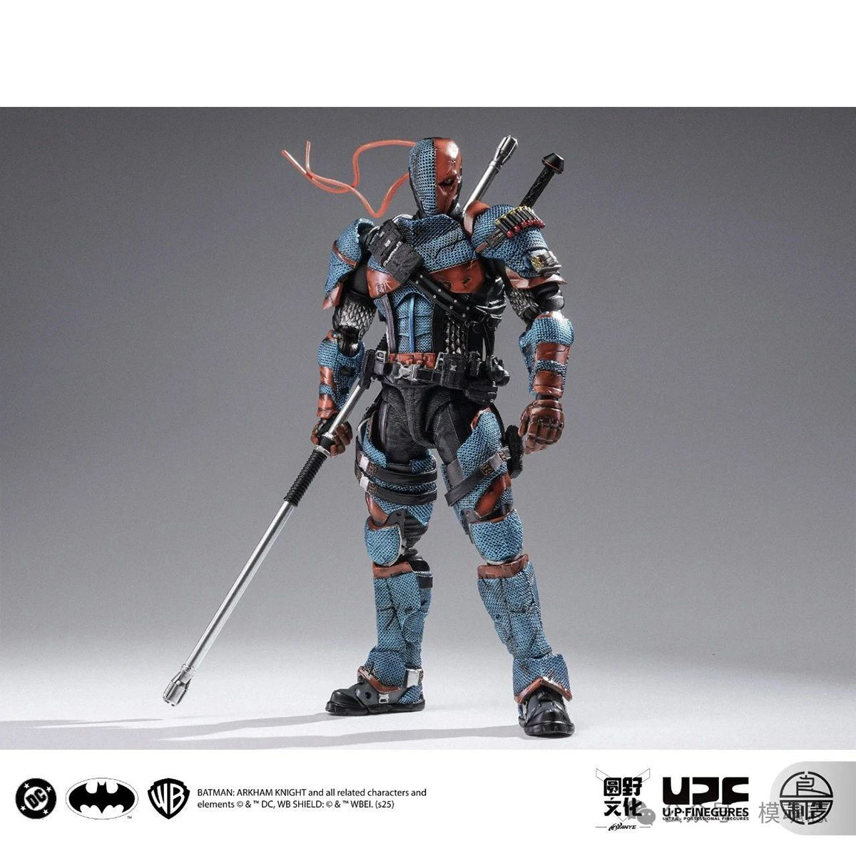 良品製造 1/12 Arkham Knight アクションフィギュア DC002 U-P-Finegures Batman: Arkham Knight - Deathstroke DC002 1/12 Scale Act