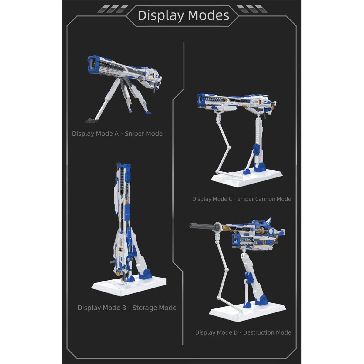 Qianqiu Shang Heavy-Duty Explosive Railgun Accessory Pack Assembly Model 2.0 Optimized Version