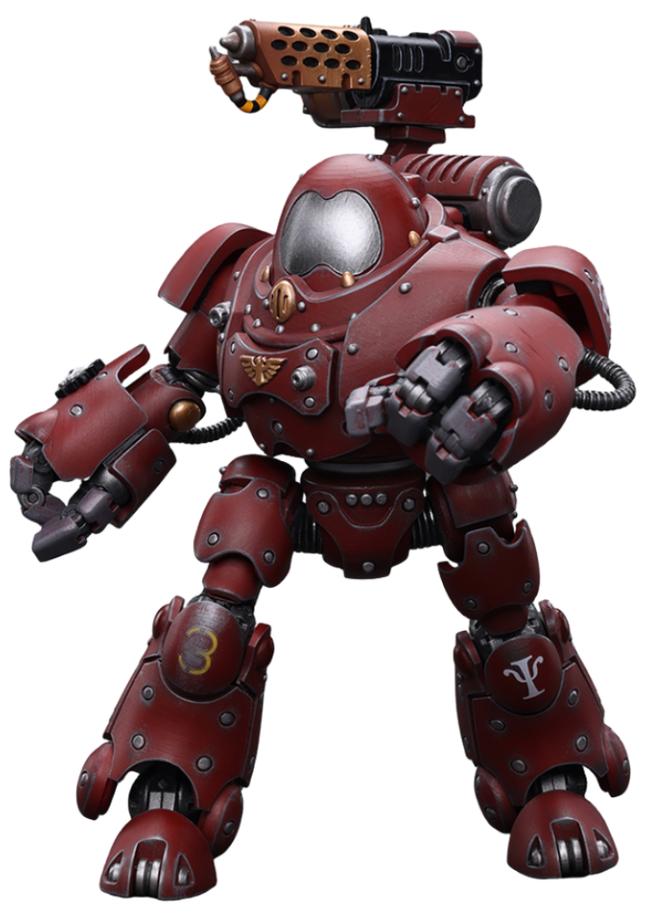 JoyToy Warhammer 40K Figurine à collectionner : Adeptus Mechanicus Kastelan Robot avec combustion incendiaire à l'échelle 1:18
