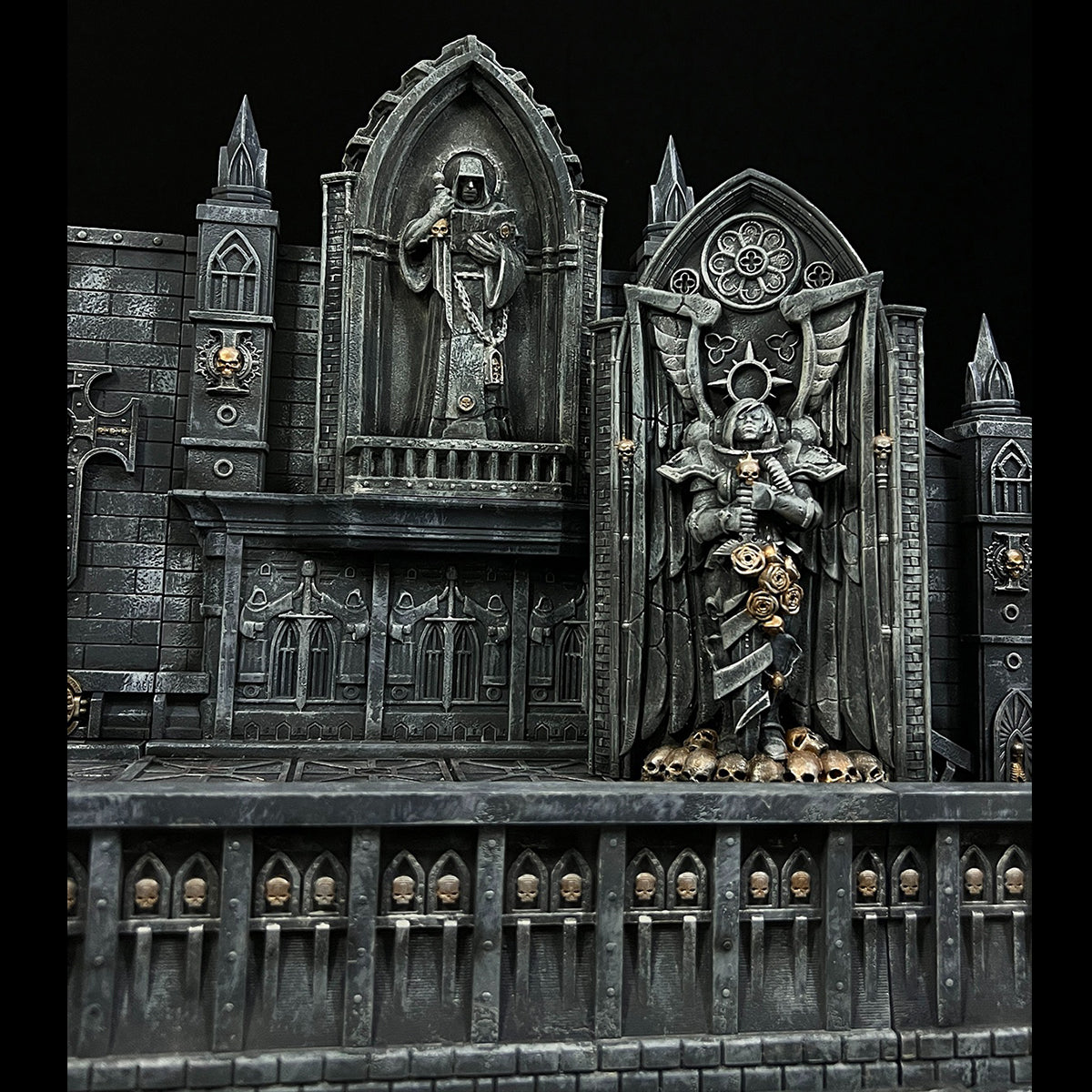 Xinglan Workshop Steel Casting Warhammer Infinite Combo Diorama Scene Base Fit 1/12 Scale Action Figure