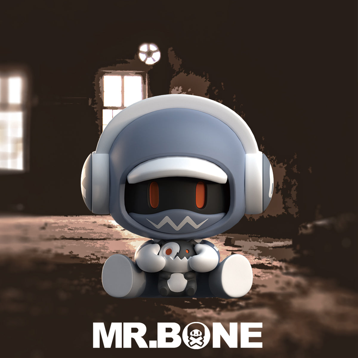 MR.BONE Babybone Cute Grain Sitting Pose Blind Box Figure