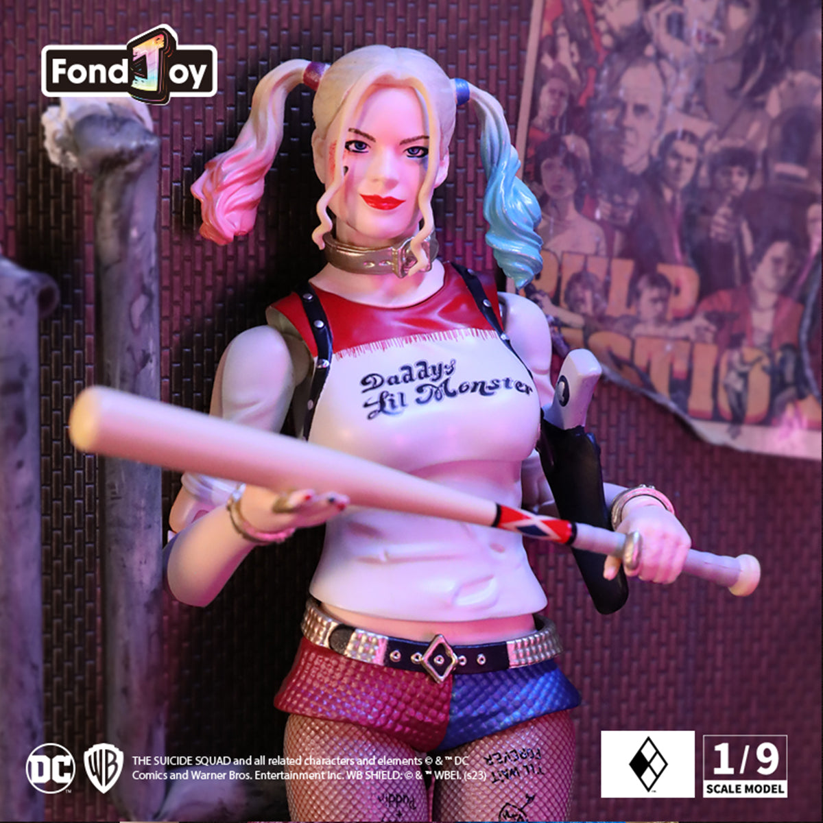 Ensemble complet Fondjoy : La fille du clown, figurine miniature à l'échelle 1:9