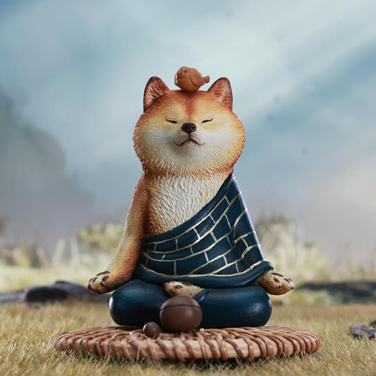 JXK, Shiba Master, Static Dog Animal Figurine