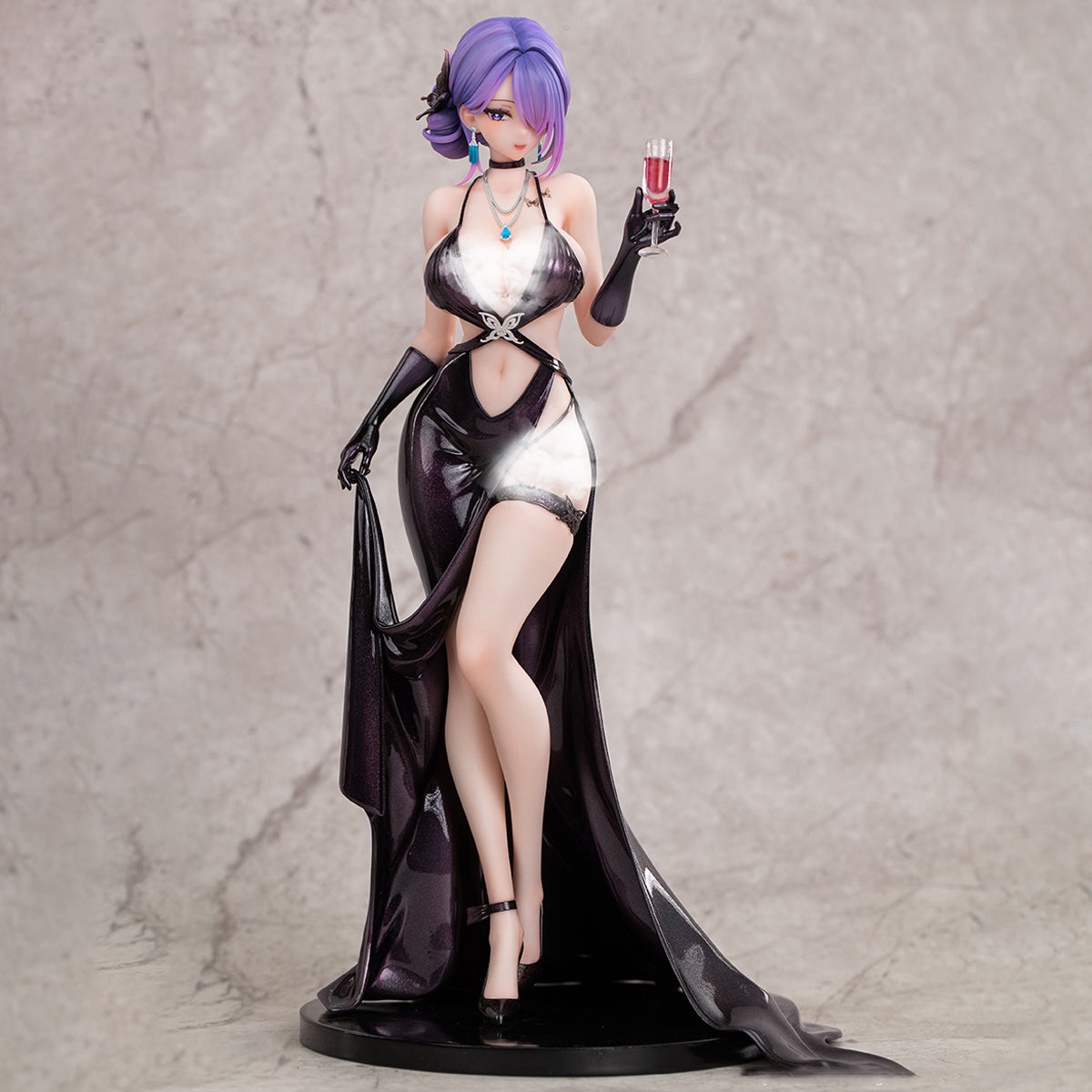 Estatua de anime de Yuna "Super Nova Party Dress Series Chasing Eyes"