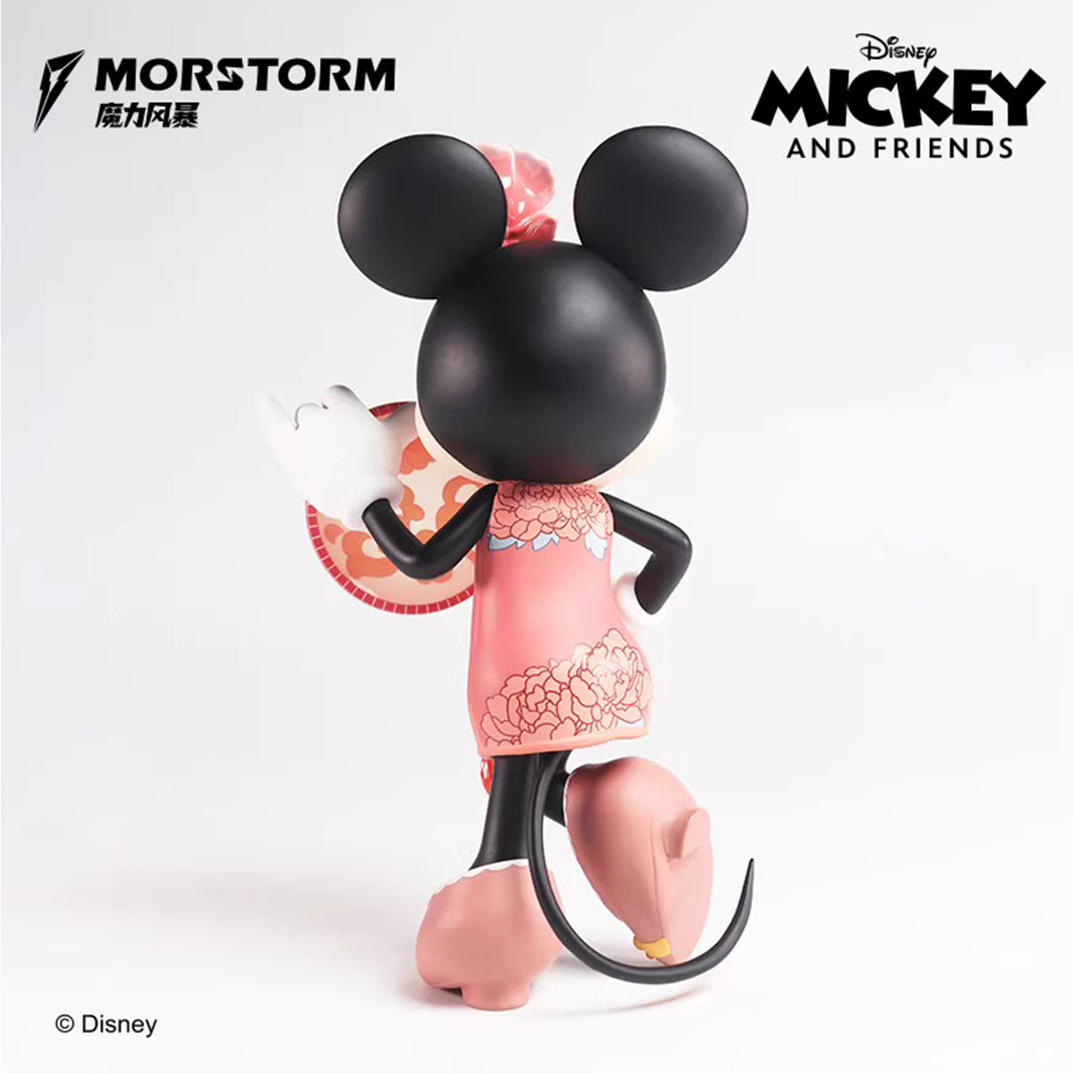 MORSTORM Cheongsam Minnie Pink Sunglasses Minnie Art Figurine