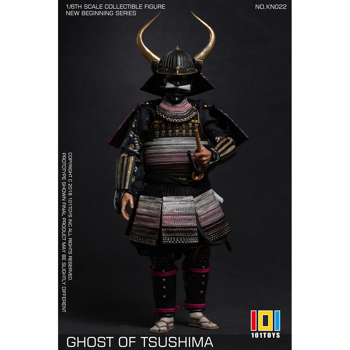 101TOYS KN023 GHOST OF TSUSHIMA Samurai 1/6 Scale New Beginner Series Action Figure