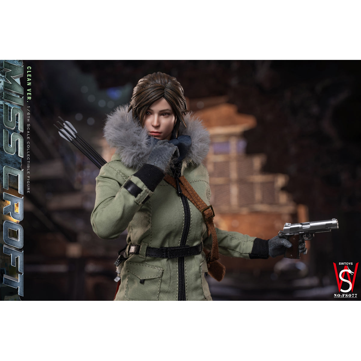 SWtoys MISS CROFT NO:FS077 1/6 Scale Action Figure