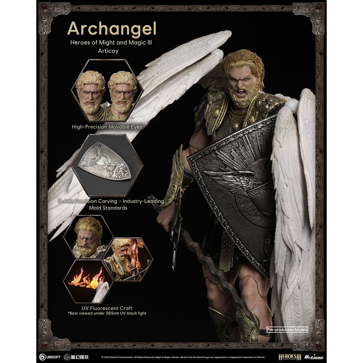 Fusion Fantasy Heroes of Might and Magic III Archangel (FTM3-01) 1/12 Scale Action Figure
