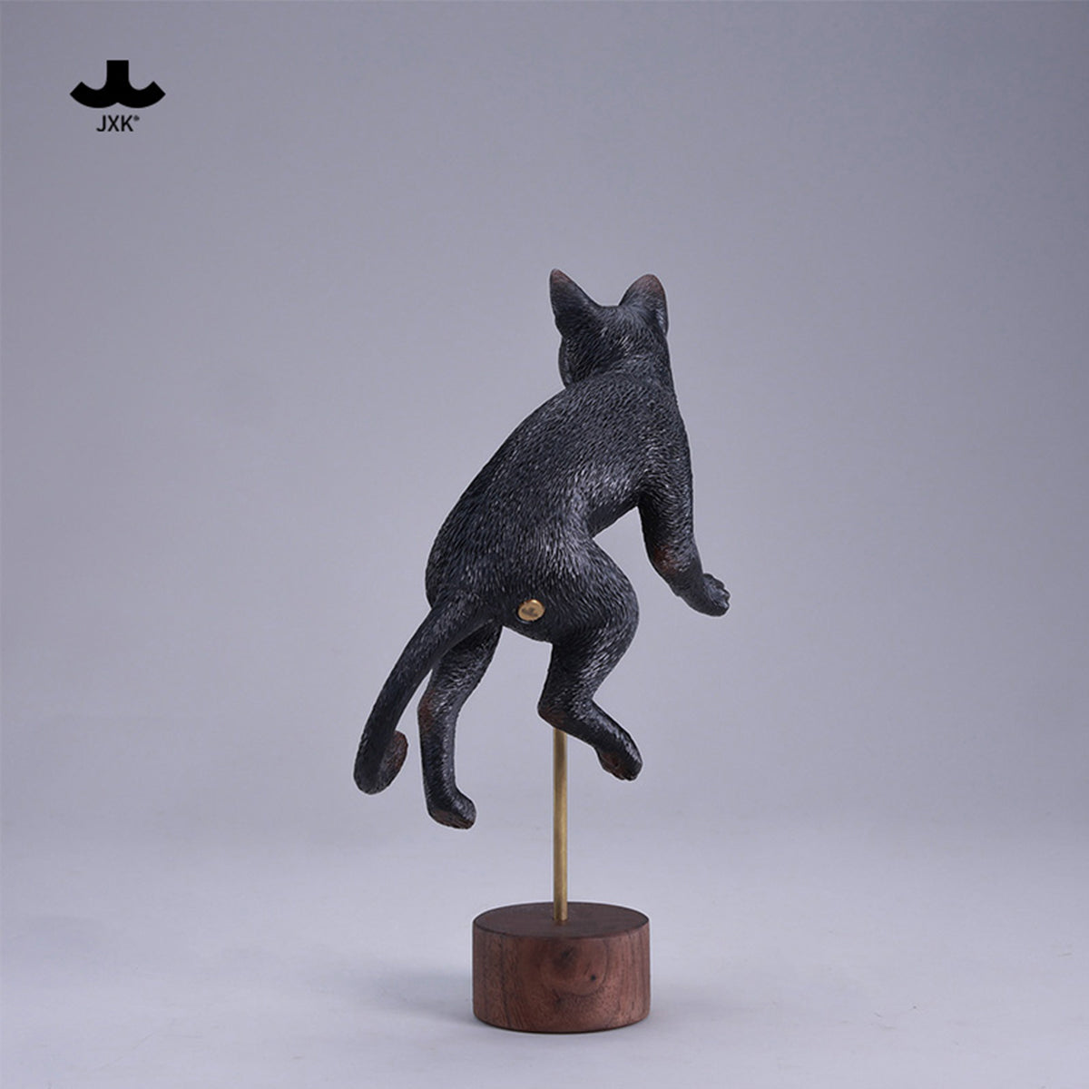 JXK Swimming Pose Cat Static Expertly Hand-Painted Lifelike 1/6 Scale Animal Figurine