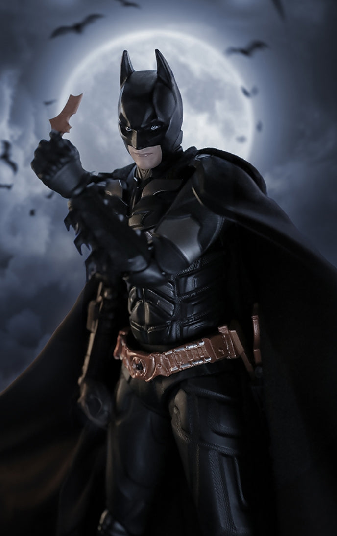 Ensemble complet Fondjoy : Bat Man avec support, édition Deluxe, figurine miniature à l'échelle 1:9