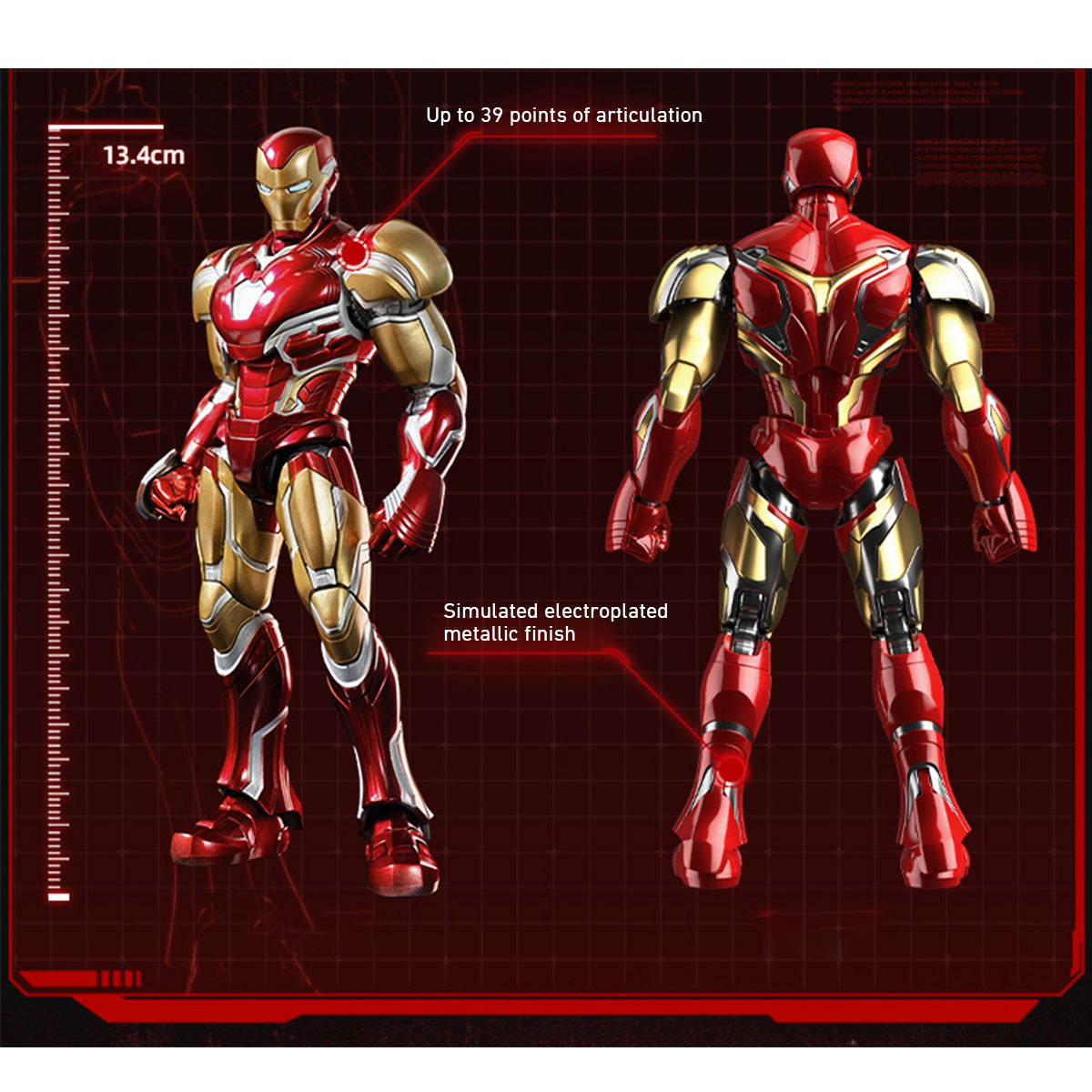BLOKEES Heroes Iron Man MK85 Beyond Edition Assembly Model Kits