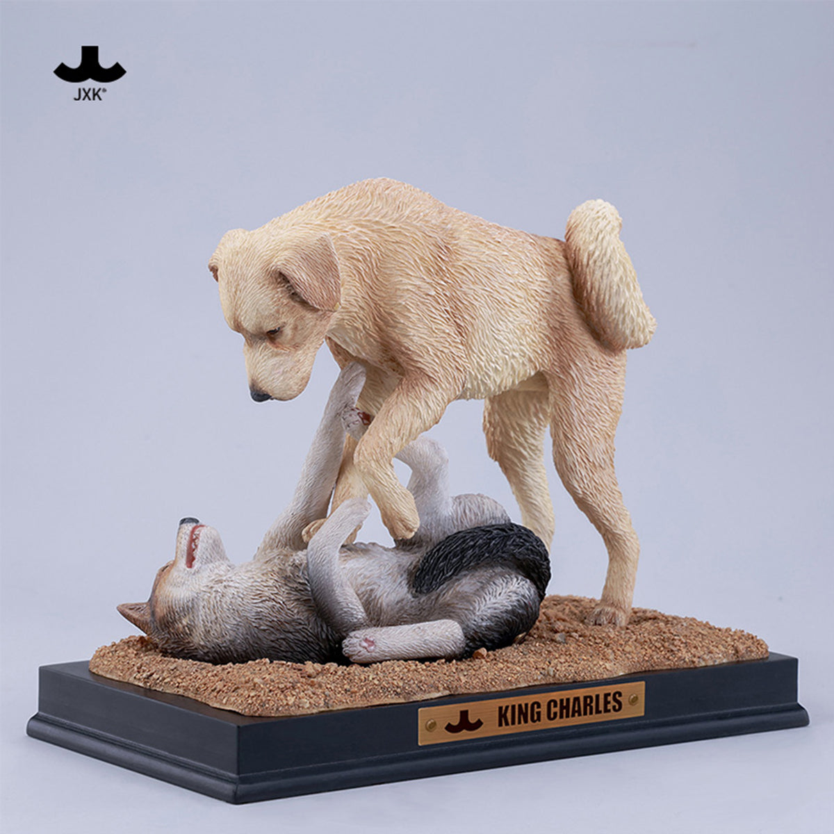 JXK, King Charles, Static Dog Animal Figurine