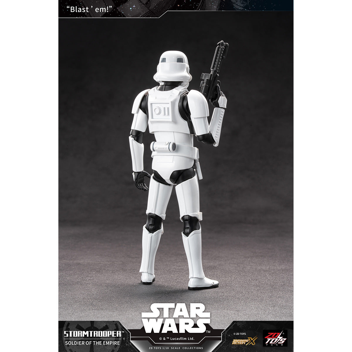 ZD Toys Star Wars 1966-02 Stormtrooper 1/10 Scale Action Figure Set