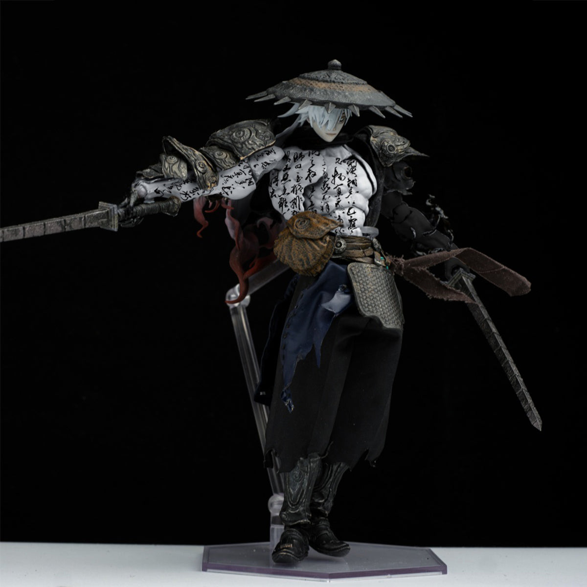 Etched Human Poison Shaman Witch Zhang Qing Calligraphy Skin Version 1/12 Scale Action Figure