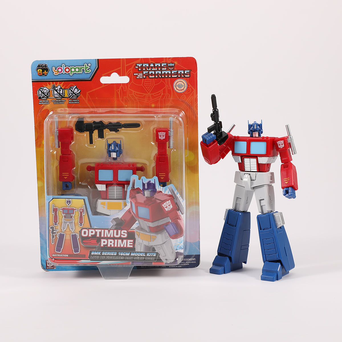Yolopark Transformers G1 Animation BMK Optimus Prime Megatron Bumblebee Starscream Set Model Kit