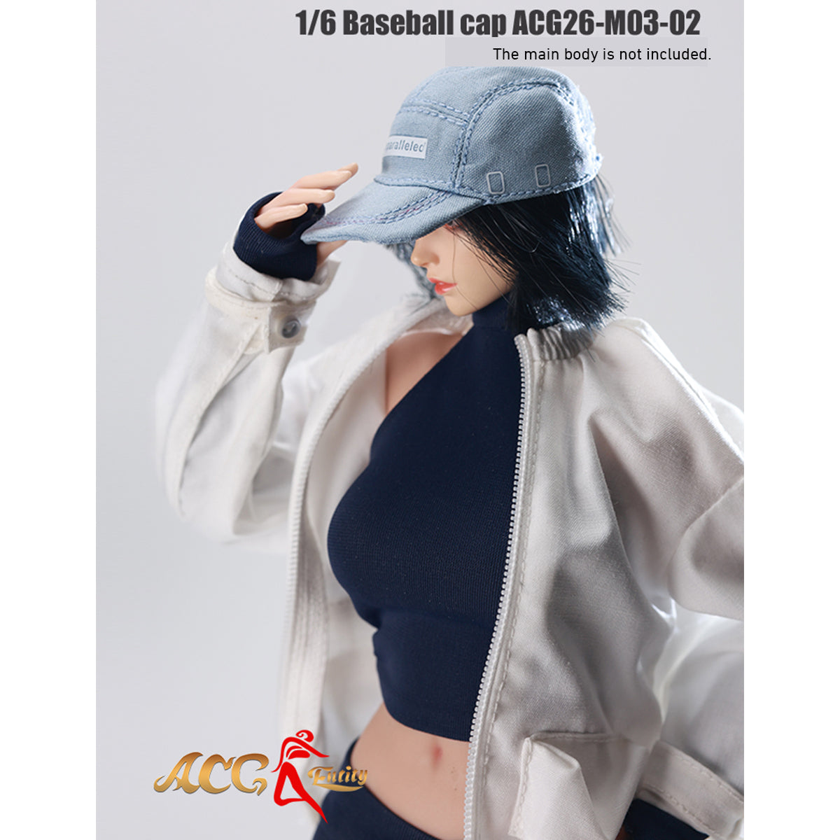 JIAOUDOLL Baseball Cap Trendy Peaked Cap ACG26-M03-02 1/6 Scale Doll Accessory Fit Action Figure