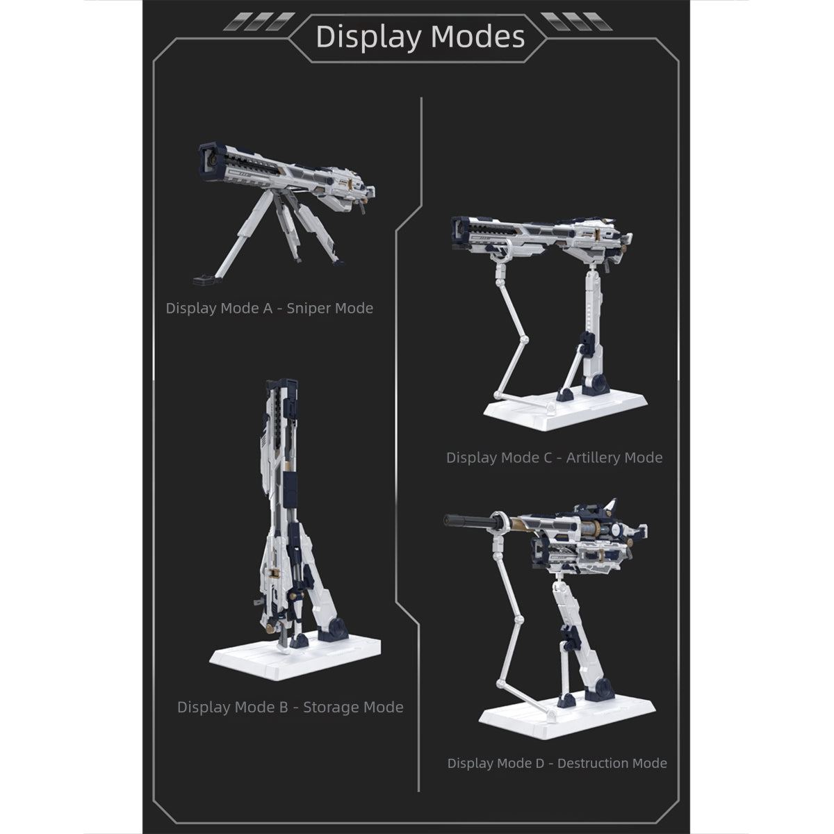 Qianqiu Shang Heavy-Duty Explosive Railgun Accessory Pack Assembly Model 2.0 Optimized Version