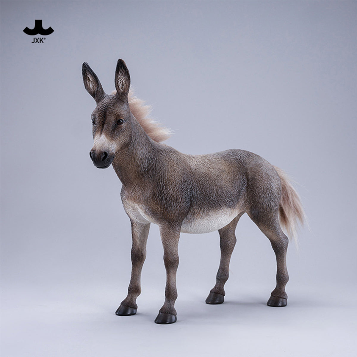 JXK MULE Static Expertly Hand-Painted Lifelike 1/6 Scale Animal Figurine