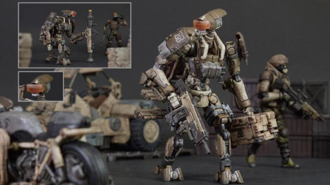 Figura coleccionable de Toys Alliance X Acid Rain: Acid Rain: Figura de acción miniatura Ash Camelbot HR57s 1:18 FAV-A85