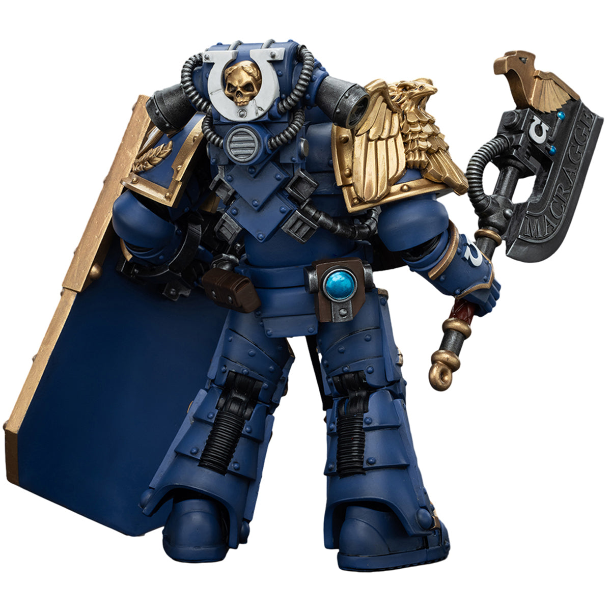 Figura de acción JOYTOY Warhammer La Herejía de Horus Ultramarines Invictarus Suzerain Squad Suzerain 3