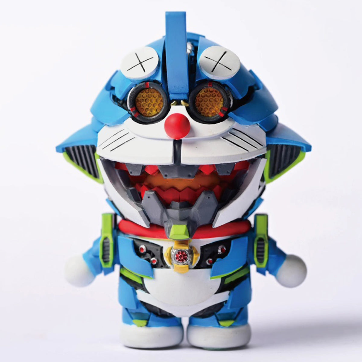 Bid Toys, Block Cat 3D Model Figure Character/Robot/Base Scene, Art Figurine