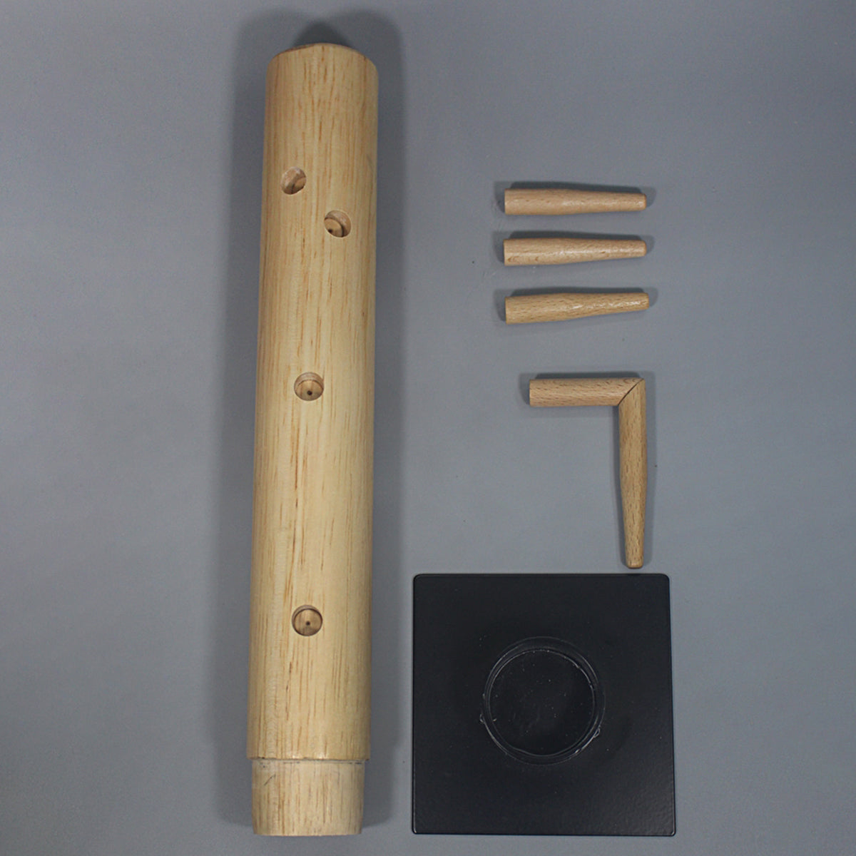 ZYTOYS, Wooden Kung Fu Pile Dummy, Doll Accessory for 12-inches Action Figurine