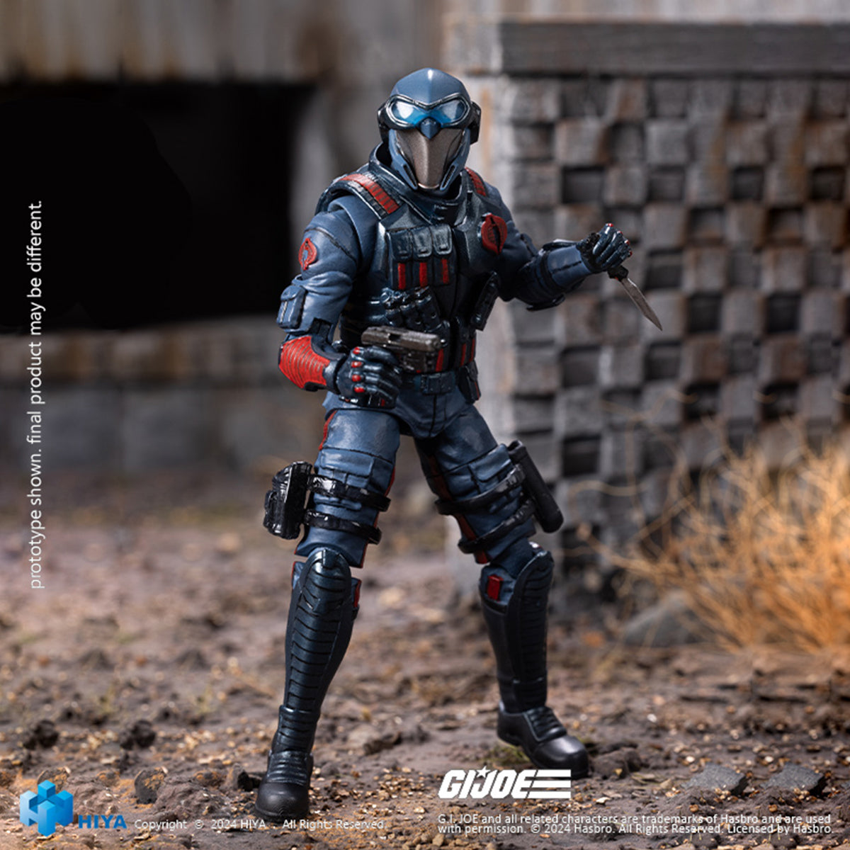 HIYA 1/18 Scale G.I. Joe: Cobra Viper EMG0156 Exquisite Mini Series Action Figure